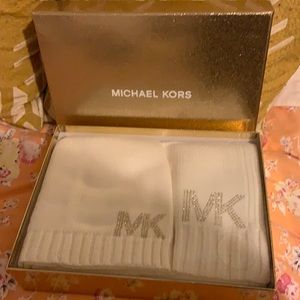 Michael Kors hat and scarf set